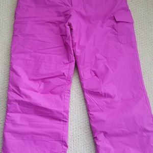 NEW Columbia Ski Snow Pants Girls 14 16 Pink